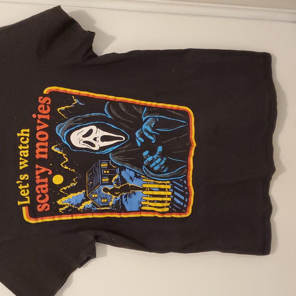 Ghostface Short Sleeved Womens T-Shirt 100% Cotton Worn Once